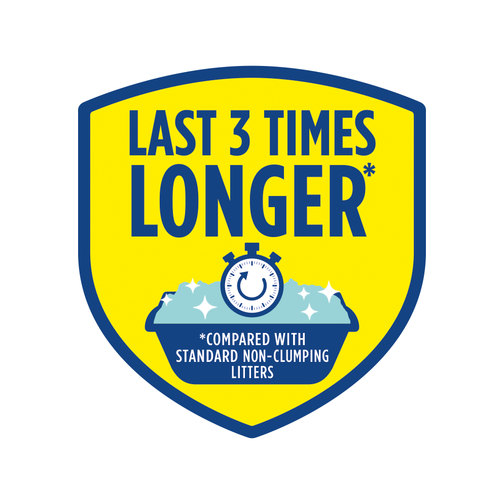 Sanicat Lasts 3 Times Longer Badge