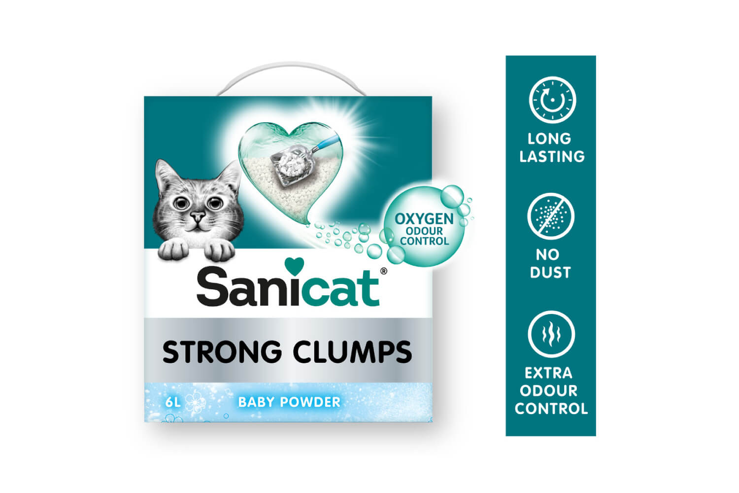 Sanicat Strong Clumps Azul 6L