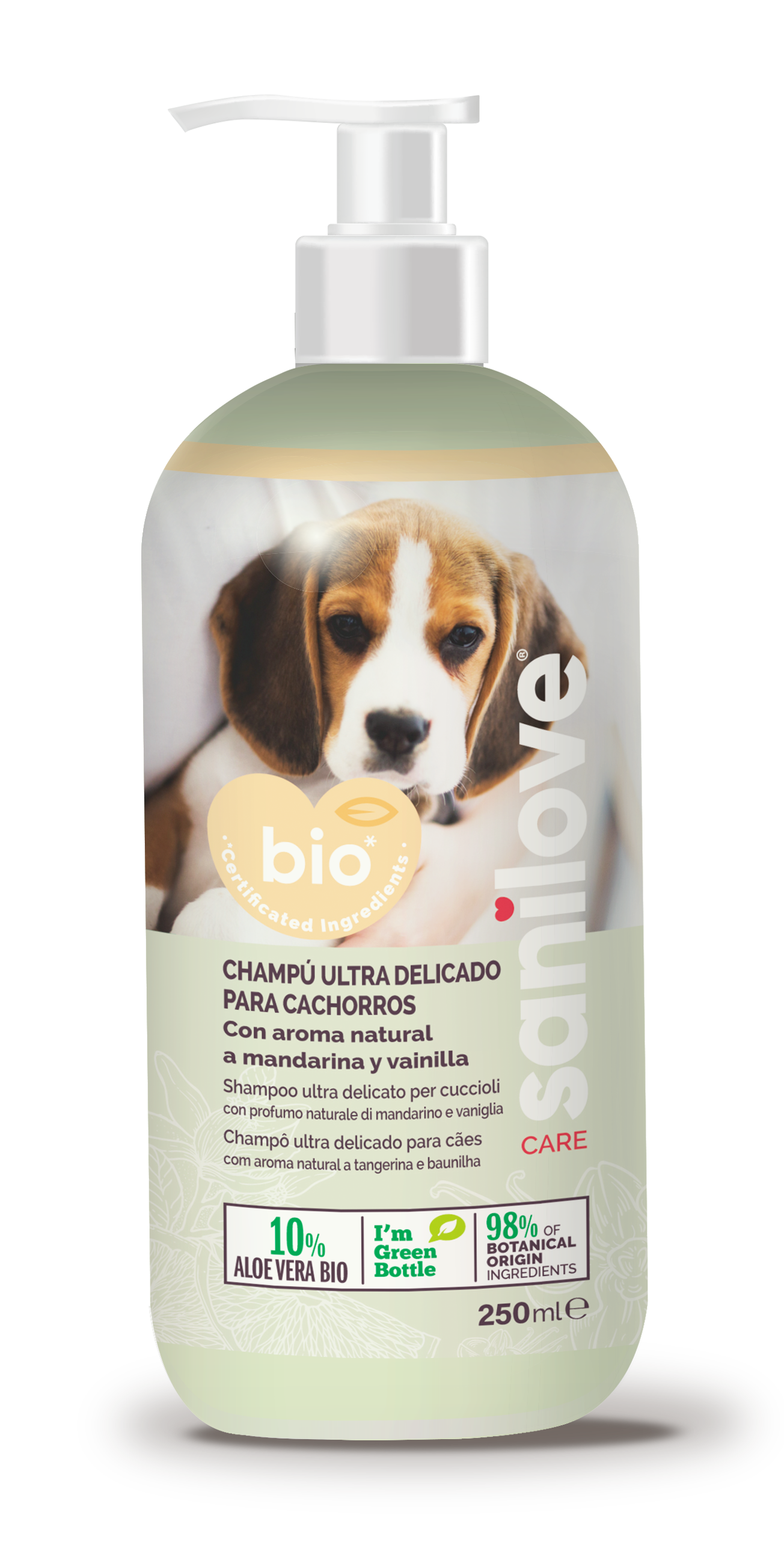 Sanilove Toallitas Húmedas Higiénicas Aloe Vera para perros